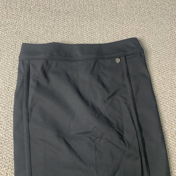 Twin Set By Simona Barbieri Womens Skirt Small Black Gonna Straight & Pencil‎ - Picture 2 of 12